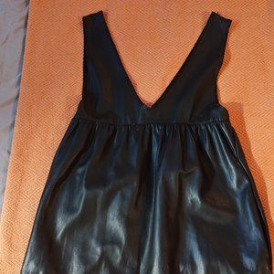 Faux leather Zara dress